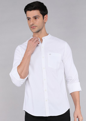WROGN Men Solid Casual White Shirt