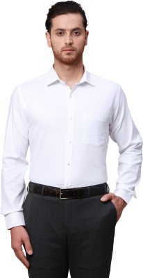 PARK AVENUE Men Self Design Formal White Shirt