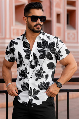 Pramukh Enterprise Men Dyed/Ombre Casual Black Shirt
