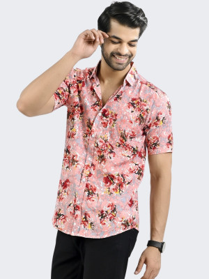 QuaClo Men Floral Print Casual Multicolor Shirt