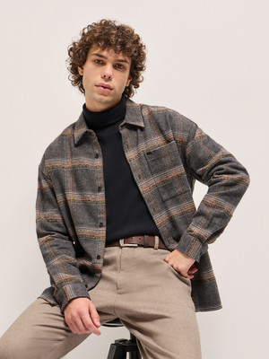 THE BEAR HOUSE Men Checkered Casual Multicolor Shirt