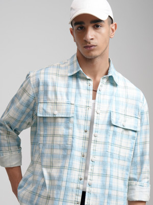 HIGHLANDER Men Checkered Casual Multicolor Shirt