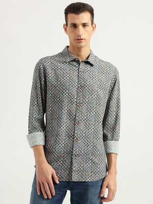 United Colors of Benetton Men Printed Casual Multicolor Shirt