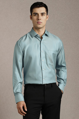 LOUIS PHILIPPE Men Solid Formal Light Blue Shirt