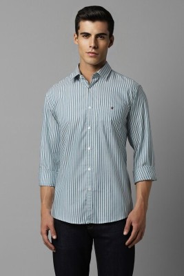 Louis Philippe Sport Men Striped Casual Blue Shirt