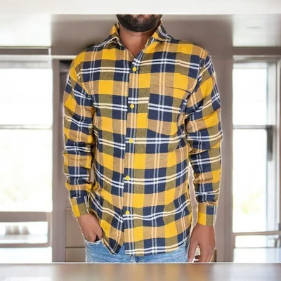 SHAH TEXTILES Men Checkered Formal Multicolor Shirt