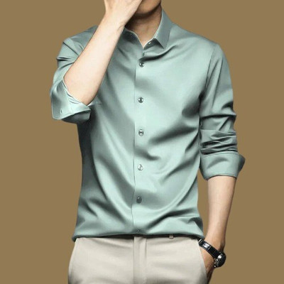 SATADHAR ENTERPRISES Men Solid Casual Green Shirt