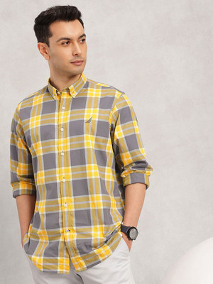 NAUTICA Men Checkered Casual Multicolor Shirt