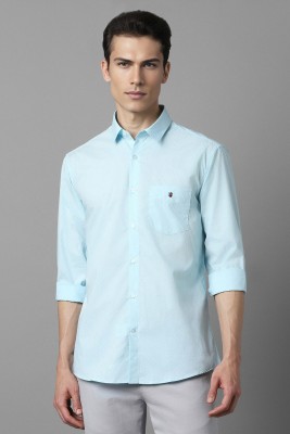 LOUIS PHILIPPE Men Printed Casual Light Blue, White Shirt