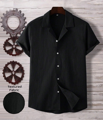 Devam Creation Men Solid Formal Maroon Shirt