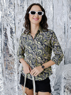 TANDUL Women Printed Casual Multicolor Shirt