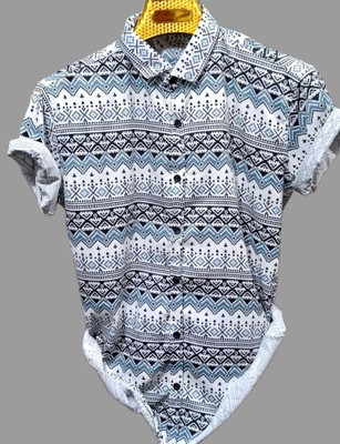 Billion Men Printed Casual Multicolor Shirt