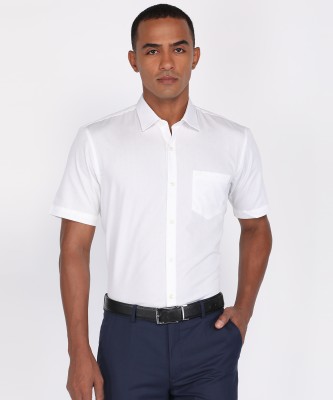 PETER ENGLAND Men Printed Formal White Shirt