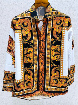 Shree Sai Balaji Men Self Design Casual Multicolor Shirt