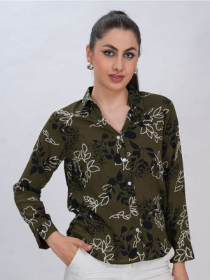 clobug Women Printed Casual Multicolor Shirt