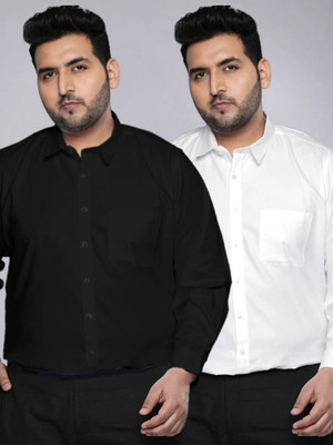 METRONAUT PLUS Men Solid Casual Multicolor Shirt(Pack of 2)