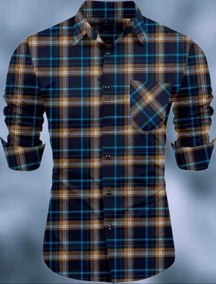 Viradha Men Checkered Casual Multicolor Shirt