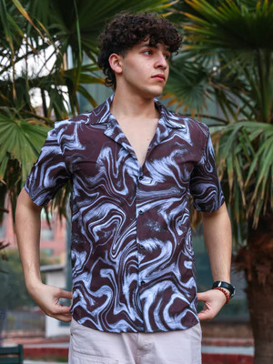 PRIMEFIELD Men Dyed/Ombre Casual Multicolor Shirt