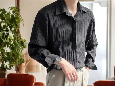 Shreeji enterprse Men Striped Casual Black Shirt