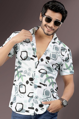 Marmic Fab Men Printed Casual Multicolor Shirt