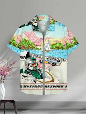 Hellcat Boys Graphic Print Casual Multicolor Shirt