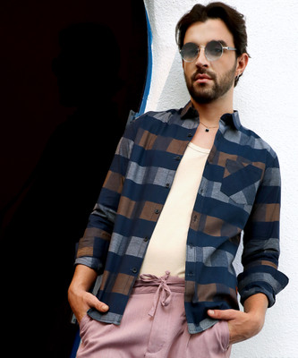 CAMPUS SUTRA Men Checkered Casual Multicolor Shirt