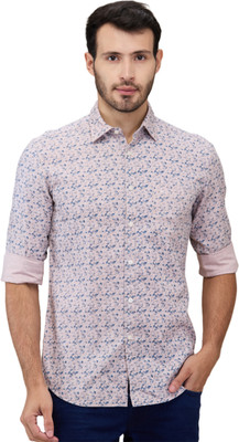 PARX Men Printed Casual Red Shirt