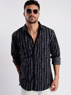 Roadster Men Printed Casual Multicolor Shirt