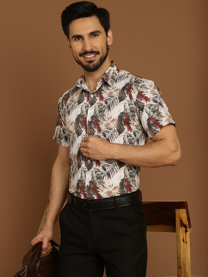 Indian Needle Men Printed Casual Multicolor Shirt