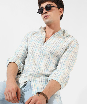 CAMPUS SUTRA Men Checkered Casual Multicolor Shirt