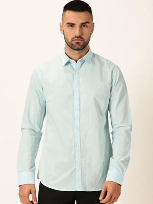 INVICTUS Men Solid Casual Green Shirt