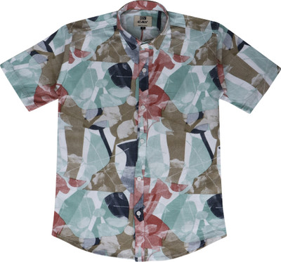 Cay Boys Printed Casual Multicolor Shirt
