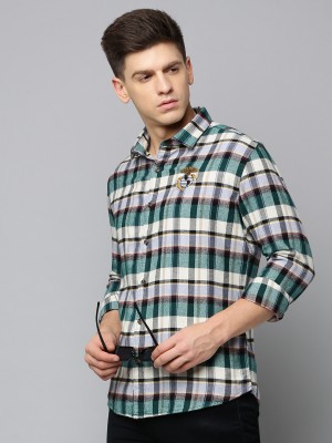 Showoff Men Checkered Casual Multicolor Shirt