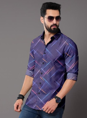 MISHREE Men Printed Casual Multicolor Shirt