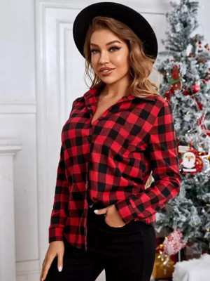 RC FASHION Women Checkered Casual Multicolor Shirt