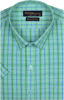 ACCOX Men Checkered Formal Multicolor Shirt