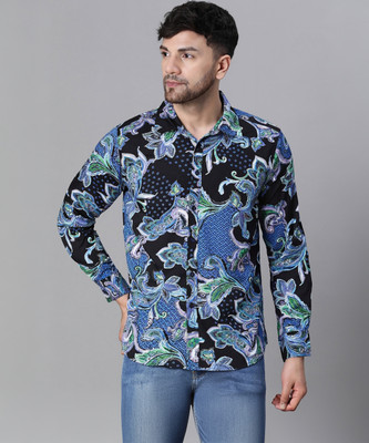 OXOLLOXO Men Printed Casual Multicolor Shirt