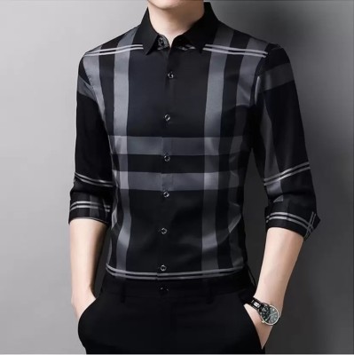 JAIME CREATION Men Striped Formal Multicolor Shirt