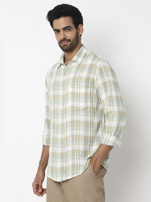 Spykar Men Checkered Casual Multicolor Shirt