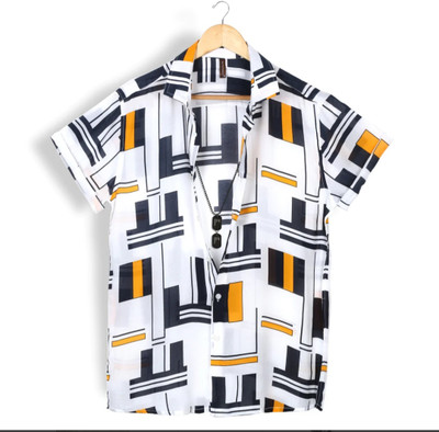 ristey Men Color Block Casual Multicolor Shirt