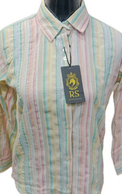 RS FASHION Women Striped Casual Multicolor Shirt