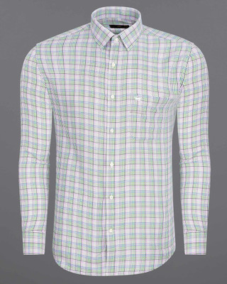 french crown Men Checkered Casual Multicolor Shirt