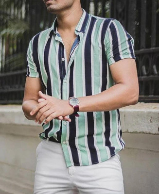 VG BROTHER Men Striped Casual Multicolor Shirt