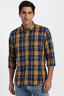 PETER ENGLAND Men Solid Formal Blue Shirt