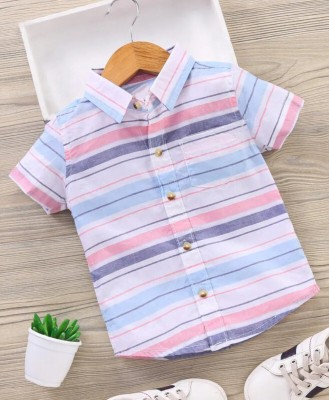 RUANA ELVIS Boys Printed Casual Multicolor Shirt