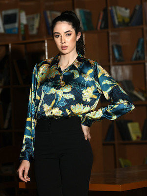 FabRange Women Printed Casual Multicolor Shirt