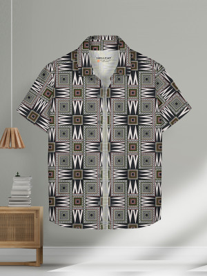 Hellcat Boys Graphic Print Casual Black Shirt