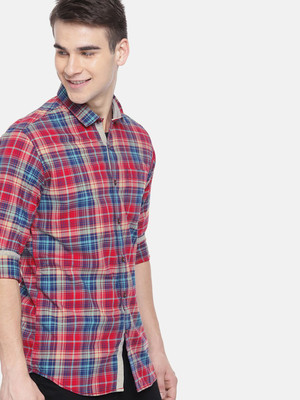 Mast & Harbour Men Checkered Casual Multicolor Shirt
