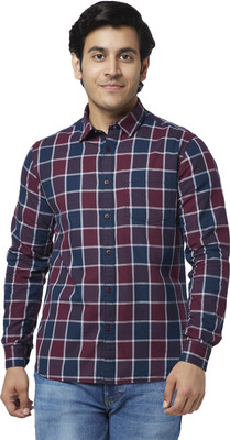 YU by Pantaloons Men Checkered Casual Multicolor Shirt