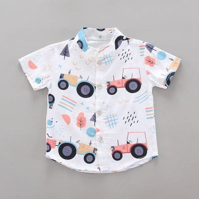 Tiny Brezy Boys Striped Casual Multicolor Shirt
